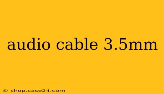 audio cable 3.5mm