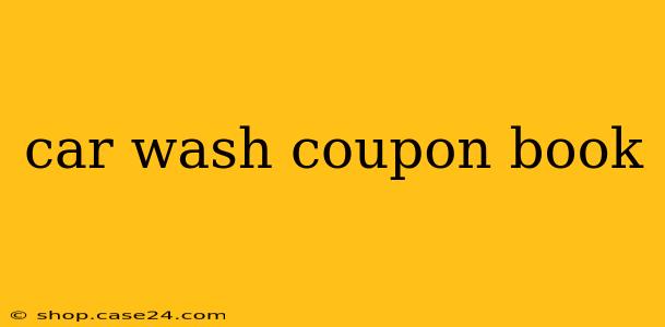 car wash coupon book