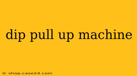 dip pull up machine