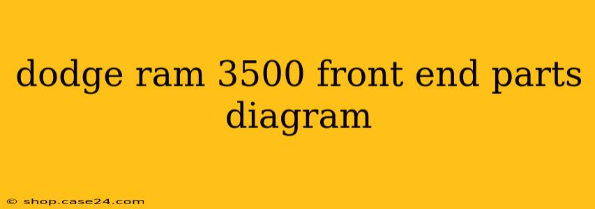 dodge ram 3500 front end parts diagram