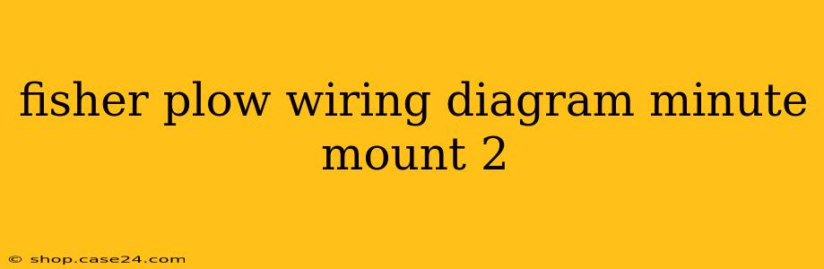 fisher plow wiring diagram minute mount 2