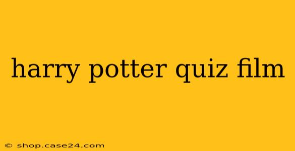 harry potter quiz film