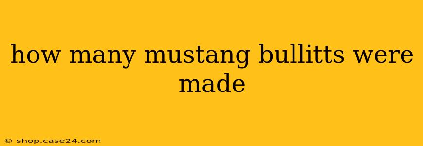 how many mustang bullitts were made