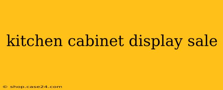 kitchen cabinet display sale