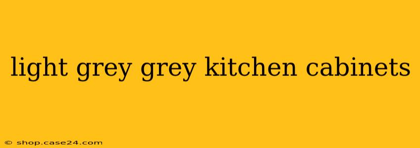 light grey grey kitchen cabinets