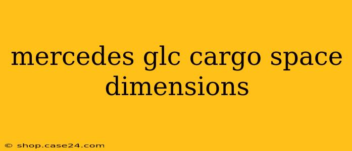 mercedes glc cargo space dimensions