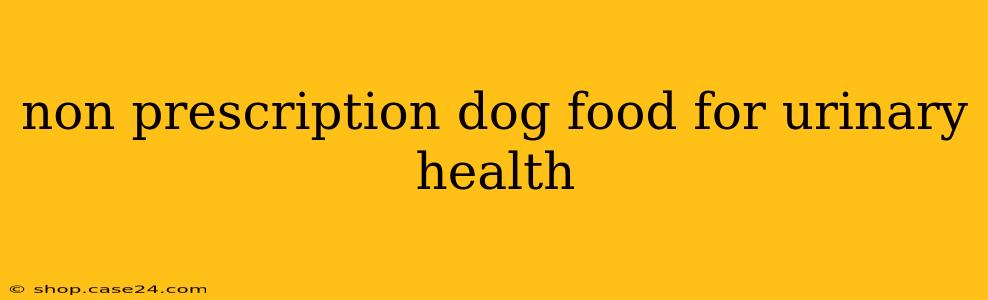 non prescription dog food for urinary health