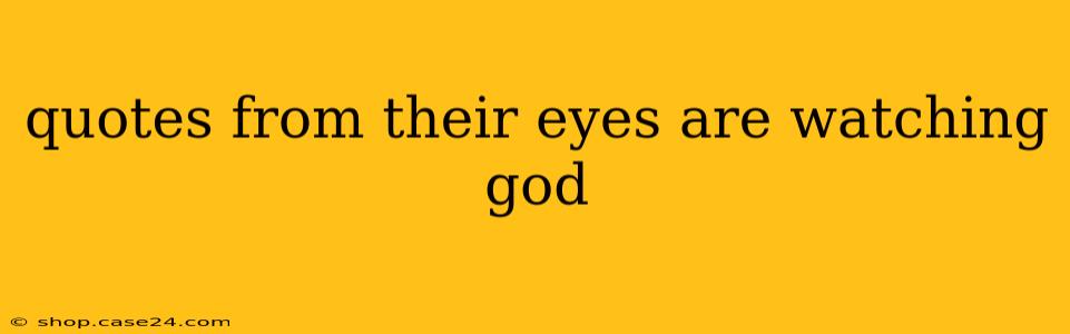 quotes from their eyes are watching god