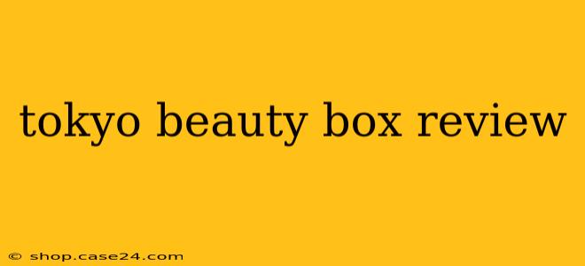 tokyo beauty box review