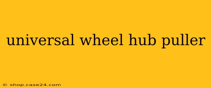 universal wheel hub puller